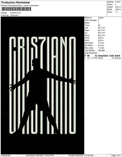 Cristiano typo