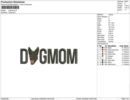 Dogmom black