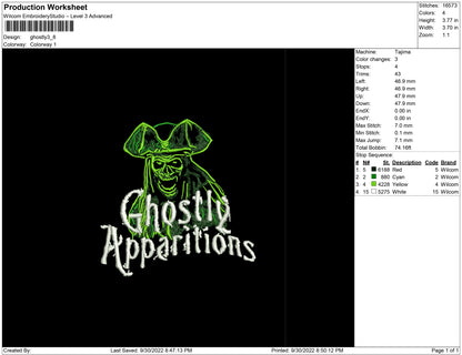 Ghostly Apparition