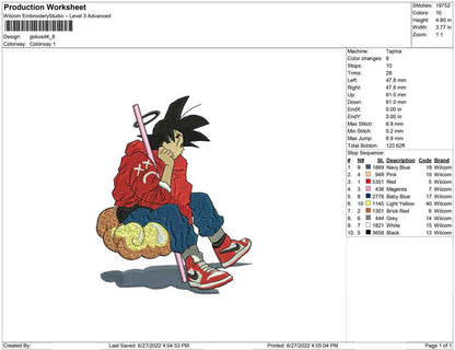 Goku sitdown