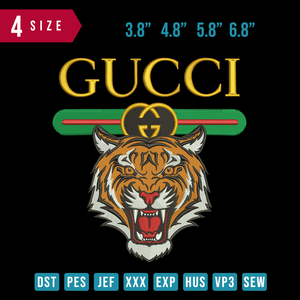 Gucci Tiger Face – Embrobuy