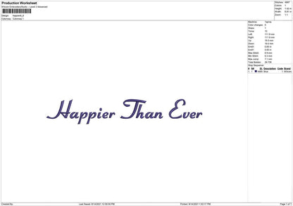 Happier Than Ever