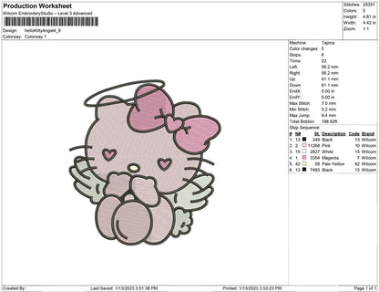 Hello kitty Angel