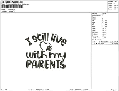 I still Live with My Parents