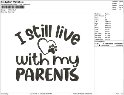 I still Live with My Parents