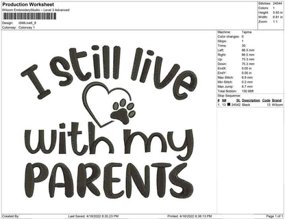 I still Live with My Parents