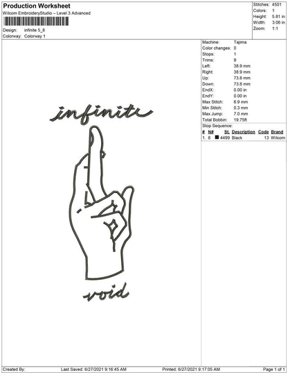 Infinite finger