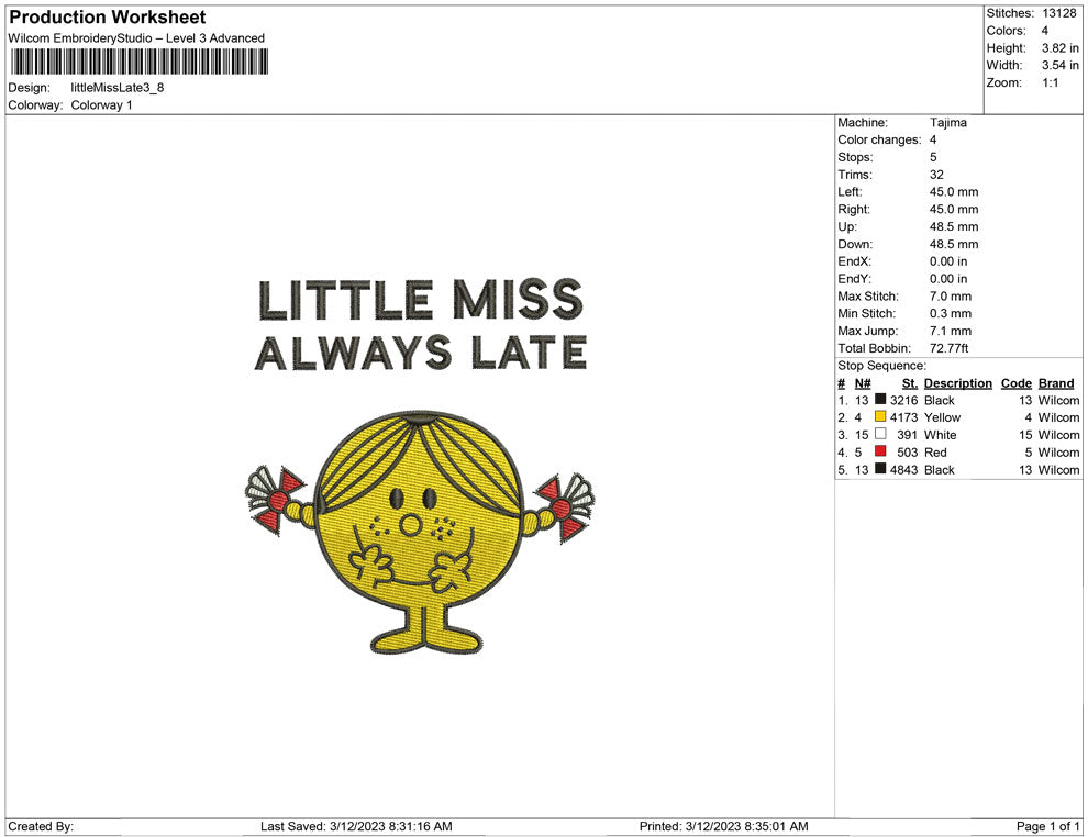 Little miss late