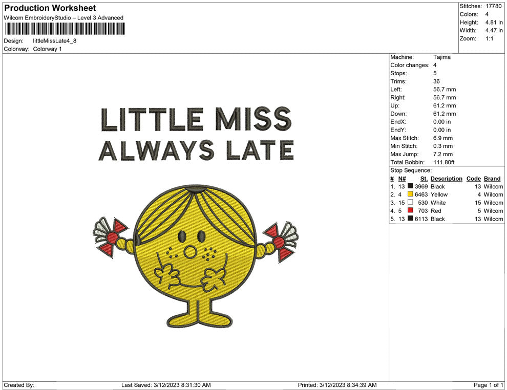Little miss late