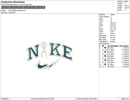 Nike Skeletttanzen