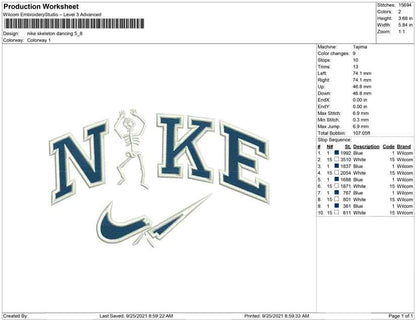 Nike Skeletttanzen