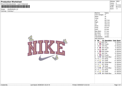 Nike Butterflies