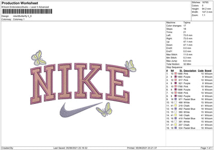 Nike Butterflies