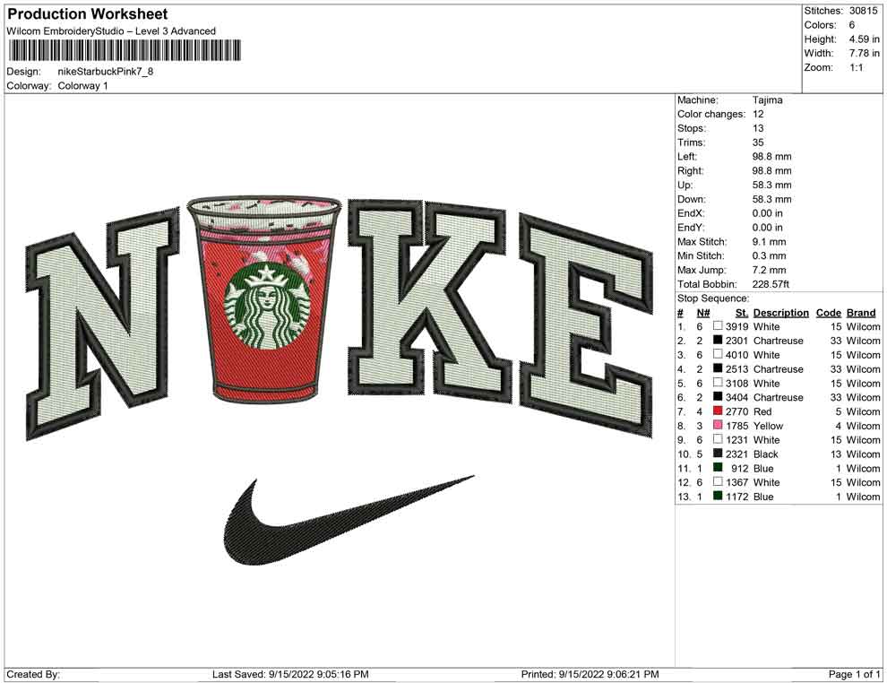 Nike Starbucks Rosa