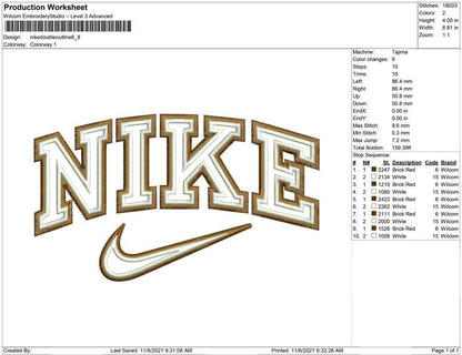Nike Double outline