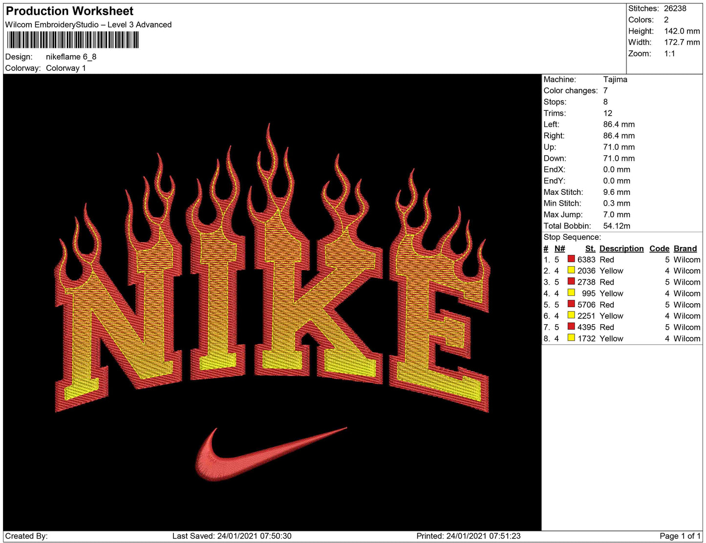 Nike Flame / Nike Fire