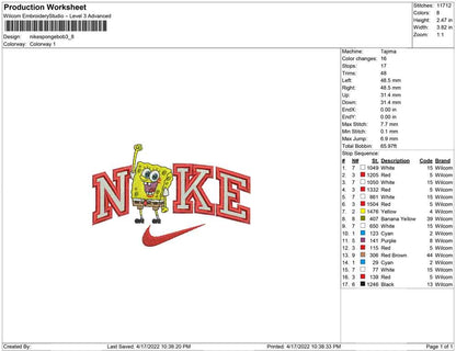 Nike Spongebob
