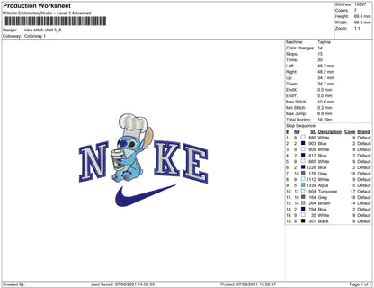 Nike Stitch chef