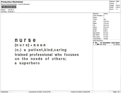 nurse typo