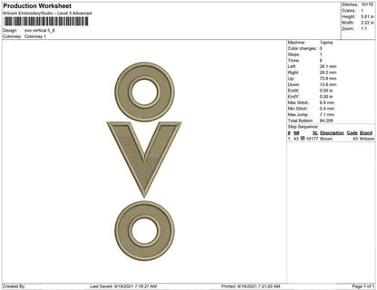 OVO  vertical