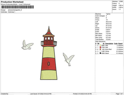 Phare and Seagulls