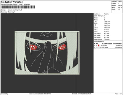 Sasuke Sharingan