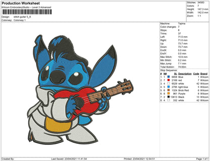 Stitch with Guitar