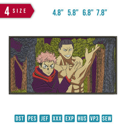 Sukuna and Itadori Panel