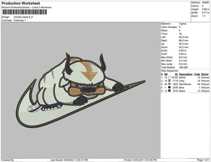 Swoosh Aang avatar