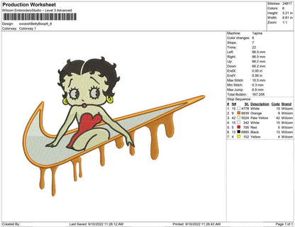 Swoosh Betty Boop
