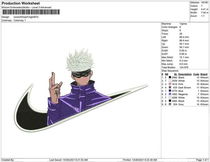 Swoosh Gojo Finger B
