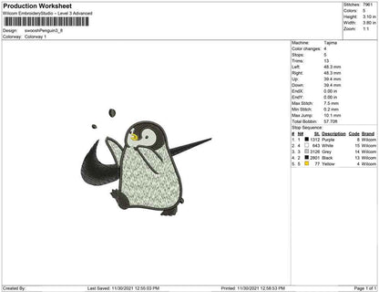 Swoosh penguin