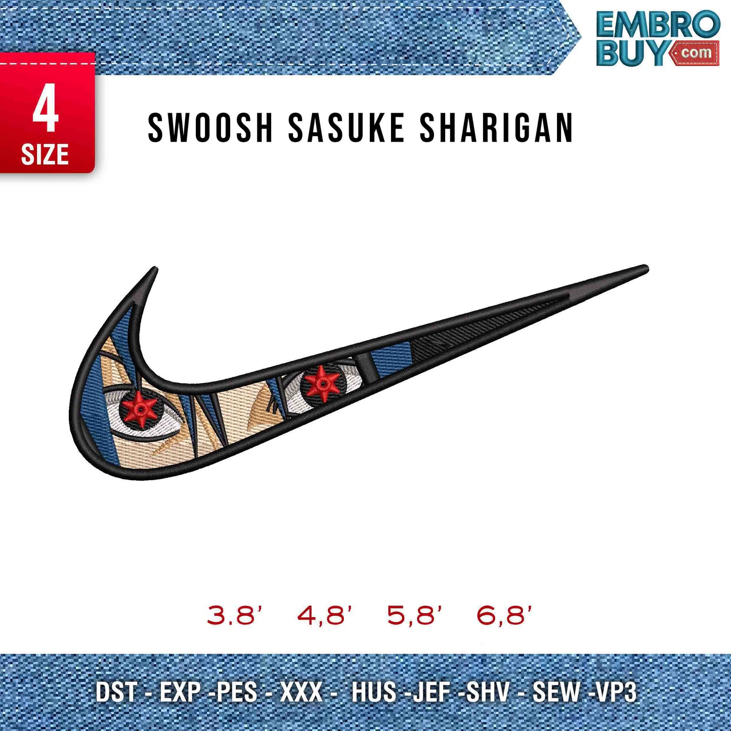 Swoosh Sasuke Sharigan