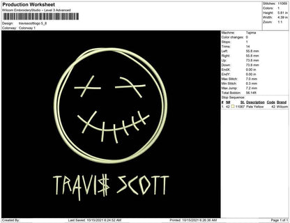 Travis Scott and  face logo